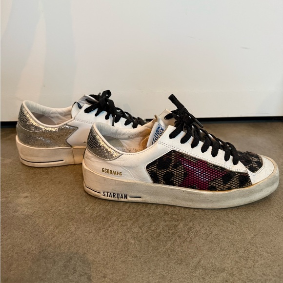 Authentic Golden Goose Stardan leopard mesh 7 - Picture 2 of 9